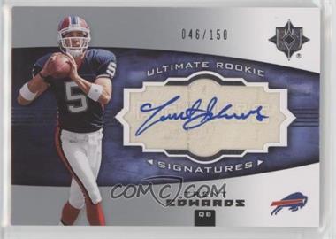 2007 Ultimate Collection - [Base] #127 - Ultimate Rookie Signatures - Trent Edwards /150