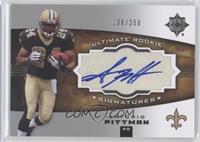 Ultimate Rookie Signatures - Antonio Pittman #/250