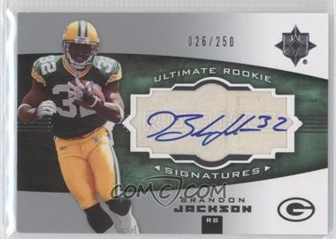 2007 Ultimate Collection - [Base] #131 - Ultimate Rookie Signatures - Brandon Jackson /250