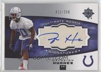 Ultimate Rookie Signatures - Daymeion Hughes #/250