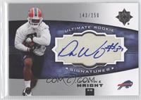 Ultimate Rookie Signatures - Dwayne Wright #/250