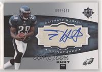 Ultimate Rookie Signatures - Tony Hunt #/250