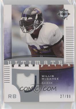 2007 Ultimate Collection - Ultimate Game Patch #UGP-WM - Willis McGahee /99
