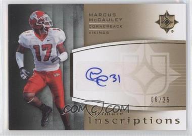 2007 Ultimate Collection - Ultimate Inscriptions #UI-MM - Marcus McCauley /25