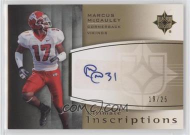 2007 Ultimate Collection - Ultimate Inscriptions #UI-MM - Marcus McCauley /25