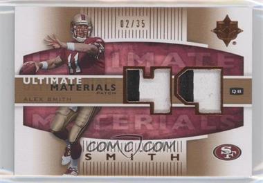2007 Ultimate Collection - Ultimate Materials - Bronze Patch #UM-AS - Alex Smith /35