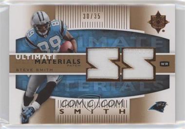2007 Ultimate Collection - Ultimate Materials - Bronze Patch #UM-SS - Steve Smith /35