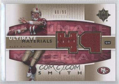 2007 Ultimate Collection - Ultimate Materials - Gold #UM-AS - Alex Smith /99