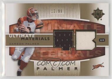 2007 Ultimate Collection - Ultimate Materials - Gold #UM-PA - Carson Palmer /99