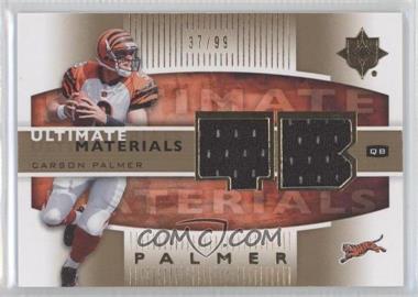 2007 Ultimate Collection - Ultimate Materials - Gold #UM-PA - Carson Palmer /99