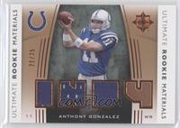 Anthony Gonzalez #/25