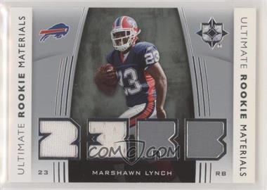 2007 Ultimate Collection - Ultimate Rookie Materials #URM-ML - Marshawn Lynch