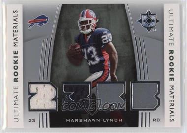 2007 Ultimate Collection - Ultimate Rookie Materials #URM-ML - Marshawn Lynch