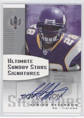 2007 Ultimate Collection - Ultimate Sunday Stars Signatures #SS-AP - Adrian Peterson