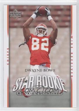 2007 Upper Deck - [Base] - Rookie Exclusives #285 - Star Rookie - Dwayne Bowe