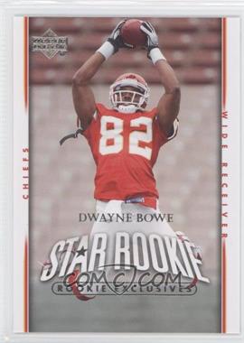 2007 Upper Deck - [Base] - Rookie Exclusives #285 - Star Rookie - Dwayne Bowe