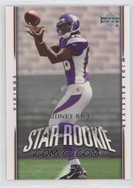 2007 Upper Deck - [Base] - Rookie Exclusives #293 - Star Rookie - Sidney Rice