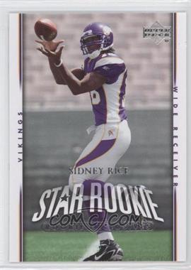 2007 Upper Deck - [Base] - Rookie Exclusives #293 - Star Rookie - Sidney Rice