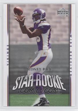 2007 Upper Deck - [Base] - Rookie Exclusives #293 - Star Rookie - Sidney Rice