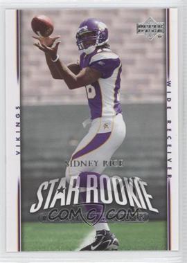 2007 Upper Deck - [Base] - Rookie Exclusives #293 - Star Rookie - Sidney Rice