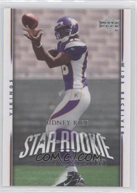 2007 Upper Deck - [Base] - Rookie Exclusives #293 - Star Rookie - Sidney Rice