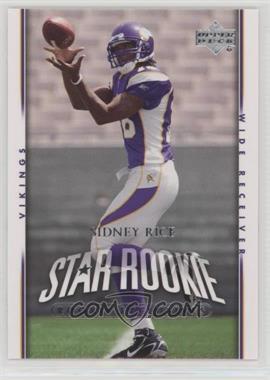 2007 Upper Deck - [Base] - Rookie Exclusives #293 - Star Rookie - Sidney Rice