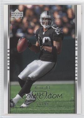 2007 Upper Deck - [Base] - Silver #139 - Ronald Curry /99