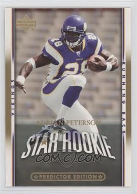 2007 Upper Deck - [Base] - Star Rookies Predictor Edition #279 - Star Rookie - Adrian Peterson