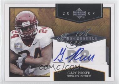 2007 Upper Deck - Inkcredible #INK-GR - Gary Russell