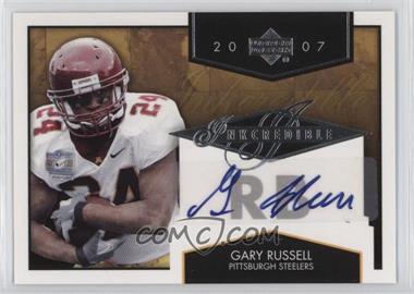 2007 Upper Deck - Inkcredible #INK-GR - Gary Russell