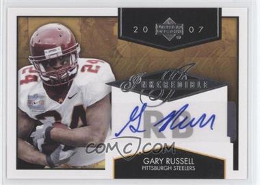 2007 Upper Deck - Inkcredible #INK-GR - Gary Russell