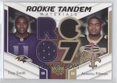 2007 Upper Deck - Rookie Tandem Materials #RTM-SP - Troy Smith, Antonio Pittman