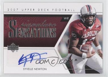 2007 Upper Deck - Signature Sensations #SS-SN - Syvelle Newton