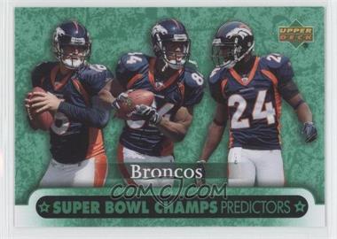 2007 Upper Deck - Super Bowl Champs Predictors #SBP-10 - Denver Broncos Team