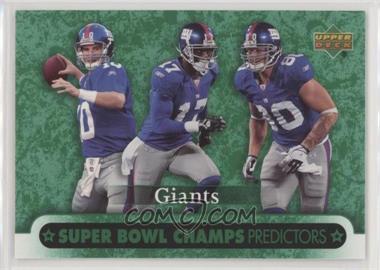 2007 Upper Deck - Super Bowl Champs Predictors #SBP-21 - New York Giants Team