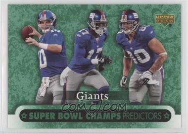 2007 Upper Deck - Super Bowl Champs Predictors #SBP-21 - New York Giants Team