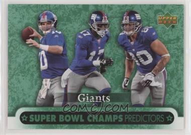 2007 Upper Deck - Super Bowl Champs Predictors #SBP-21 - New York Giants Team