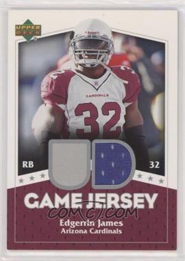 2007 Upper Deck - UD Game Jersey #UDGJ-EJ - Edgerrin James