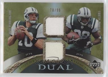 2007 Upper Deck Artifacts - Dual Artifacts #DA-PM - Chad Pennington, Curtis Martin /99