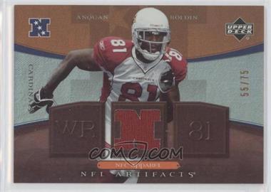 2007 Upper Deck Artifacts - NFC Apparel - Bronze #NFC-AB - Anquan Boldin /75