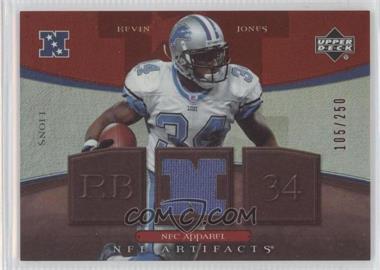 2007 Upper Deck Artifacts - NFC Apparel - Red #NFC-KJ - Kevin Jones /250