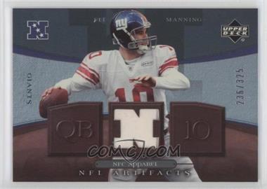 2007 Upper Deck Artifacts - NFC Apparel #NFC-EM - Eli Manning /325