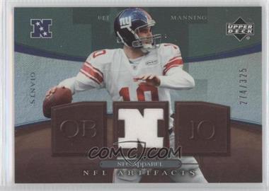 2007 Upper Deck Artifacts - NFC Apparel #NFC-EM - Eli Manning /325