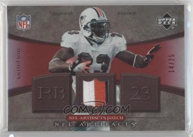 2007 Upper Deck Artifacts - NFL Artifacts - Red Patch #NFL-RO - Ronnie Brown /25