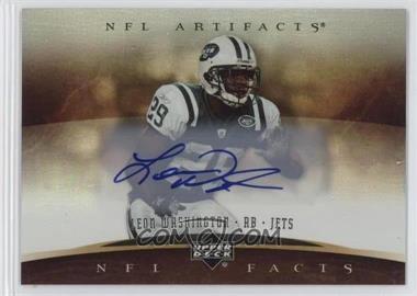 2007 Upper Deck Artifacts - NFL Facts - Autographs #NF-WAS - Leon Washington