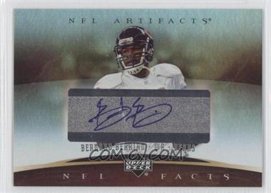 2007 Upper Deck Artifacts - NFL Facts - Silver Sticker Autographs #NF-BB - Bernard Berrian