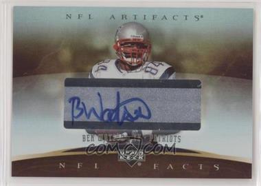 2007 Upper Deck Artifacts - NFL Facts - Silver Sticker Autographs #NF-BW - Ben Watson