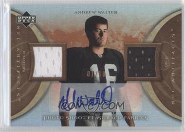 2007 Upper Deck Artifacts - Photo Shoot Flashback Fabrics - Autographs #PSF-AW - Andrew Walter /10