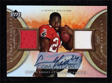 2007 Upper Deck Artifacts - Photo Shoot Flashback Fabrics - Autographs #PSF-CW - Carnell Williams /10