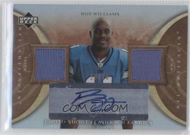 2007 Upper Deck Artifacts - Photo Shoot Flashback Fabrics - Autographs #PSF-WI - Roy Williams /10